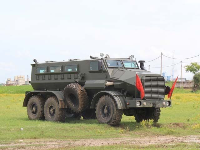 Mahindra's Mine Protected Vehicle : Blast proof Bulk!