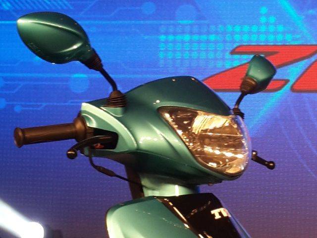 TVS Scooty Zest: First Look Picture Gallery