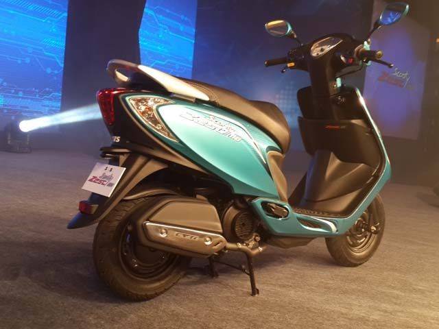 TVS Scooty Zest: First Look Picture Gallery