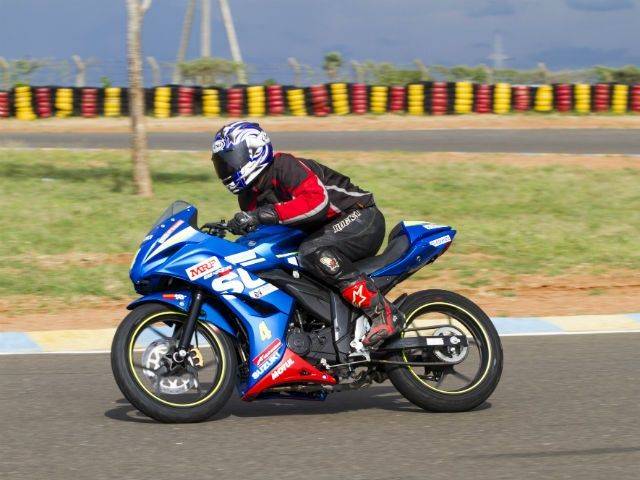 Race-prepped Suzuki Gixxer SF