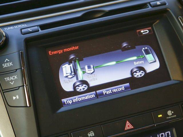 Toyota Camry Hybrid screen