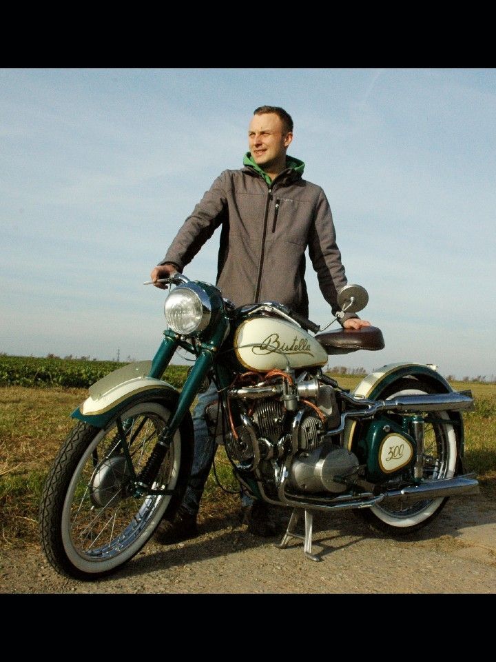 Meet Bistella 500, an insane custom retro motorcycle from Czech Republic.