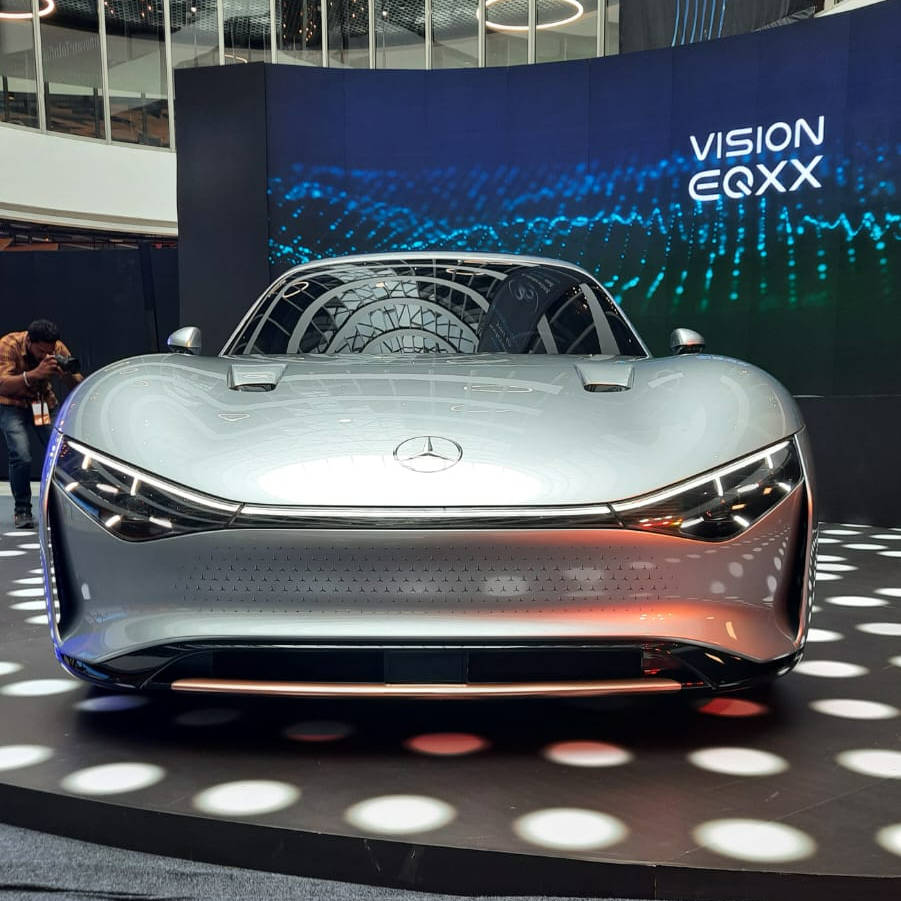 Mercedes-Benz Vision EQXX Showcased In India