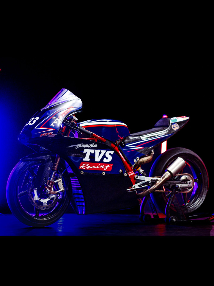 TVS kits the Apache RR 310 with a turbocharger