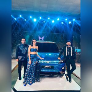 Ananya Pandey Raises Glam Quotient In Front Of One-off XUV400 EV