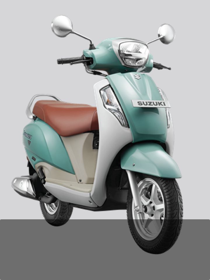 The Suzuki Access 125 gets a new dual-tone shade called ‘Solid Ice Green/ Pearl Mirage White’