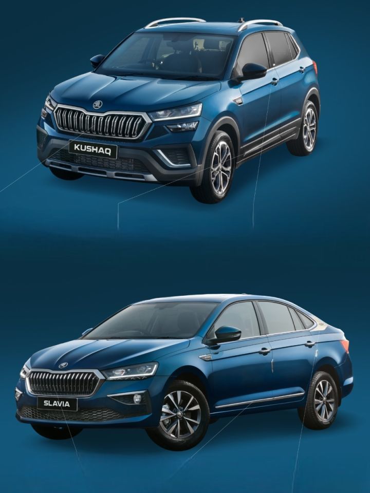 Skoda Slavia Anniversary Edition & Kushaq Blue Edition Launched