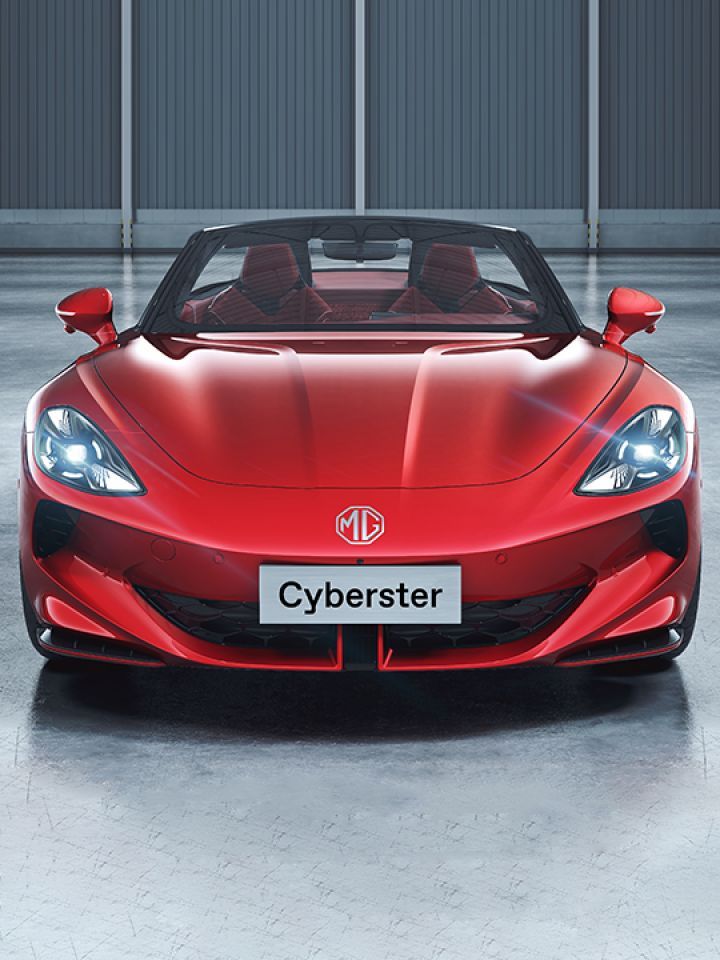MG revealed the Cyberster electric roadster at the Shanghai Auto Show