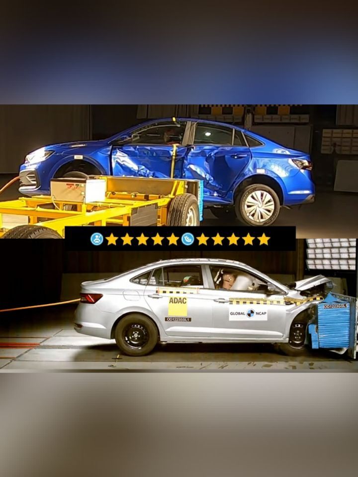 VW Virtus & Skoda Slavia secure five-star rating in Global NCAP crash tests