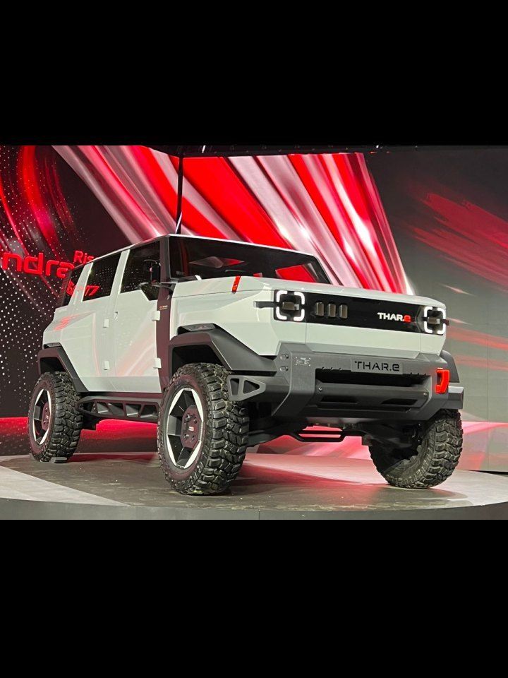 Mahindra has revealed the Thar.e electric SUV concept in South Africa