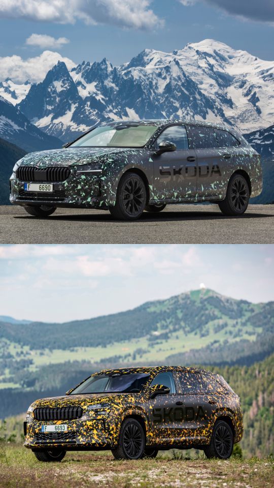 Skoda has revealed the cabin pictures of the 2024 Kodiaq and Superb