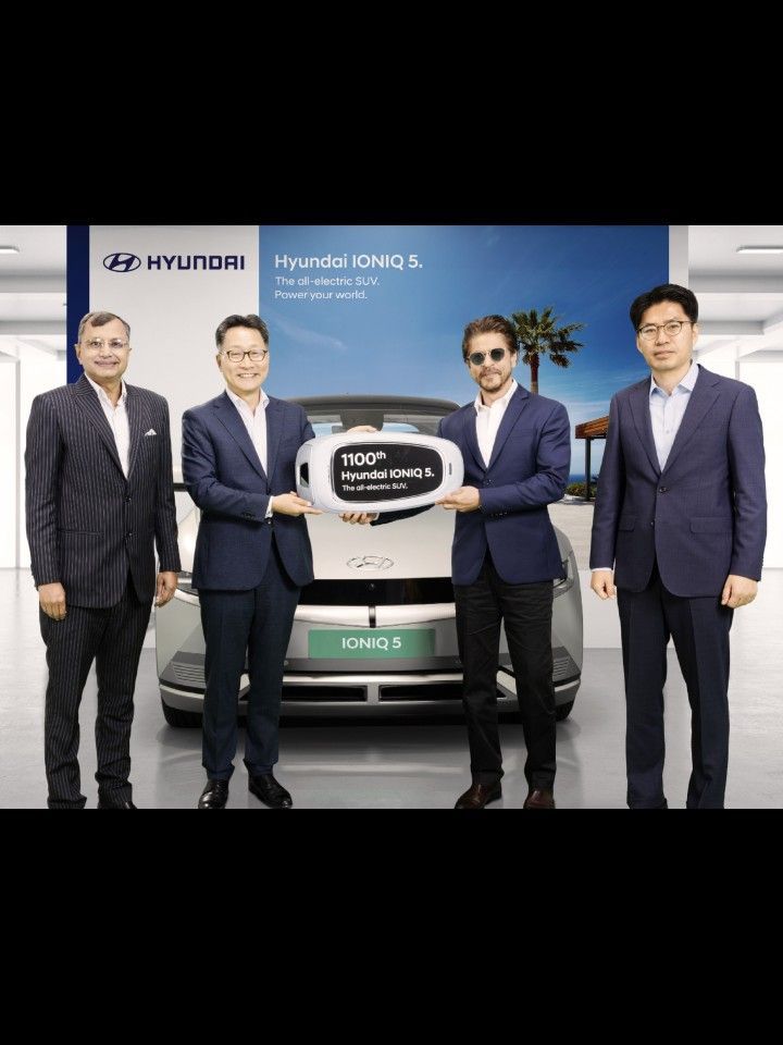 Shah Rukh Khan (SRK) brings home the Hyundai Ioniq 5