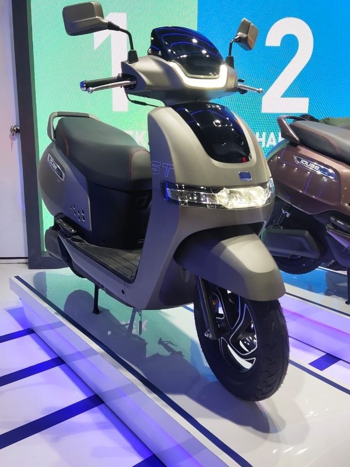 TVS has showcased the iQube ST at the 2023 Auto Expo after launching it last year
