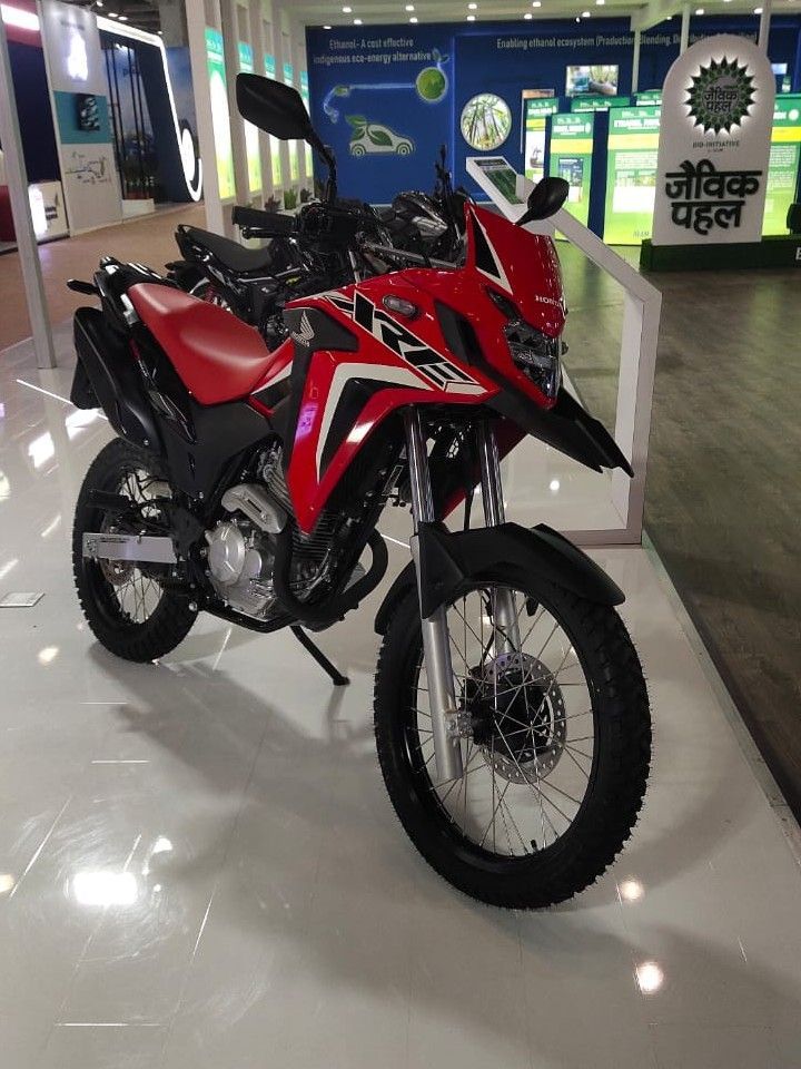 Honda has unveiled the flex-fuel XRE 300 Rally at Auto Expo ‘23