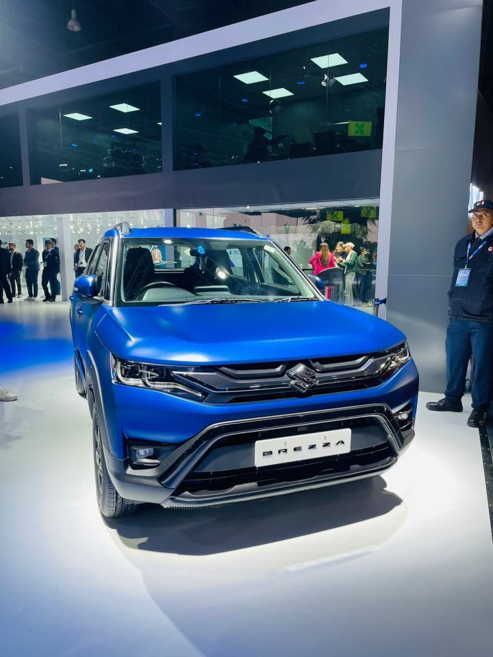 Maruti has displayed the CNG-powered Brezza at the Auto Expo.