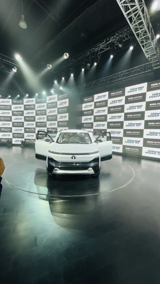 Tata Sierra EV showcased for the second time in three years