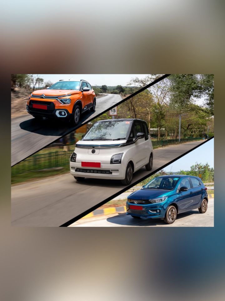 Tata Tiago EV has a 24.kWh battery pack, while Citroen eC3 and MG Comet EV have a 29.2kWh and 17.3kWh pack, respectively