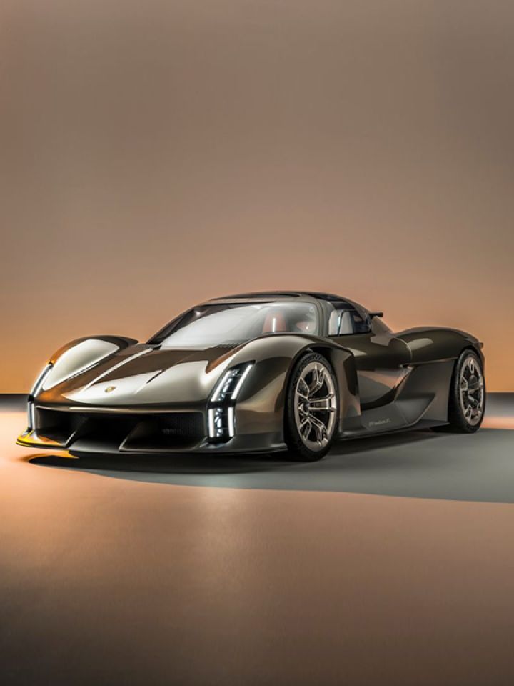 Porsche revealed the Mission X concept hypercar at its 75th Anniversary