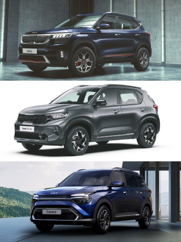 Kia Sonet And Seltos SUVs And Carens MPV Updated