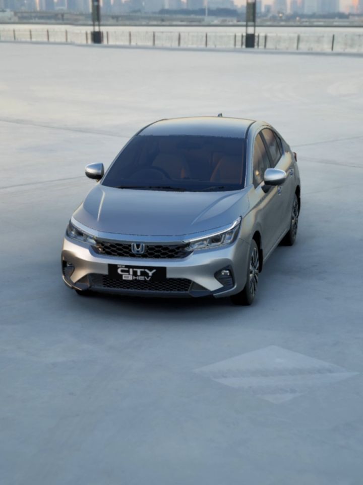 Honda City Hybrid Base-spec V Variant In Pics
