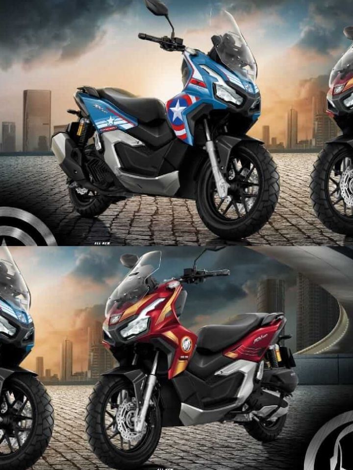 Honda has launched the ADV 160 maxi-scooter with special Marvel Avengers liveries in Thailand to mark Disney's 100-year anniversary