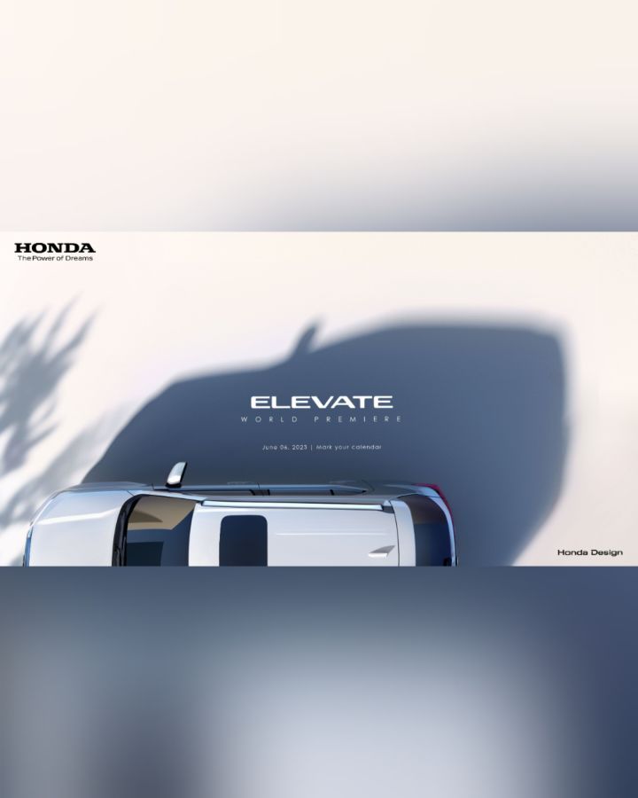 Honda Elevate will be unveiled in India on June 6