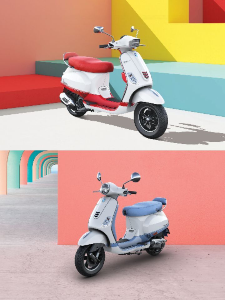 Vespa has pulled the wraps off the new dual-tone, BS6.2-compliant 125 & 150cc scooters