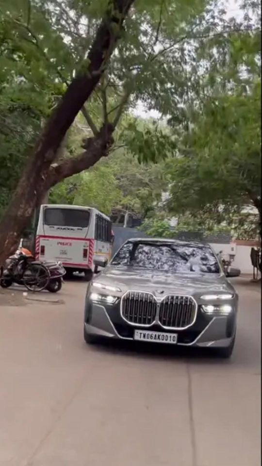 Tamil movie star Dhanush recently picked up a new BMW 7-Series