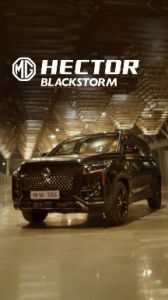 In 7 Pics : MG Hector Blackstorm Edition Detailed