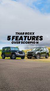 In Pics: Check Out The 6 Features That The Mahindra Thar Roxx Gets Over The Scorpio N