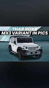 In Pics: 5-door Mahindra Thar Roxx MX3 Variant Explained