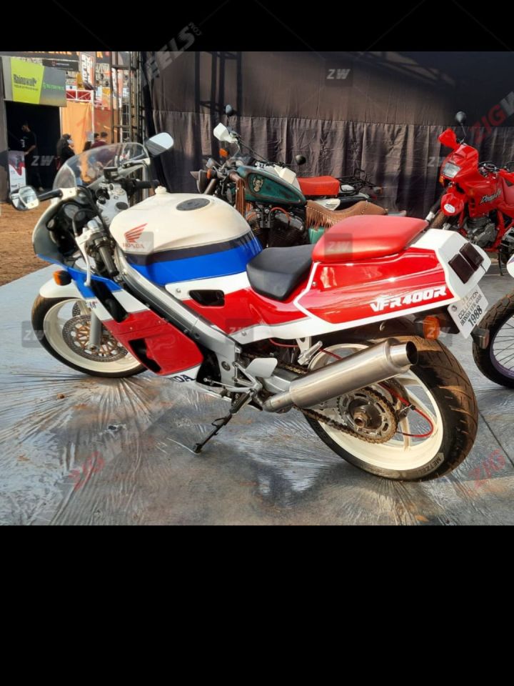 The supersport styling really makes it stand out – Also hides the V4 engine underneath