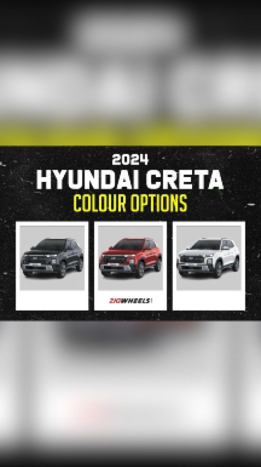 The 2024 Hyundai Creta facelift is offered with seven colour options