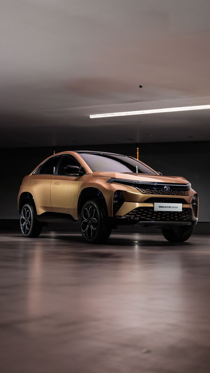 Tata Curvv’s exterior design has been revealed alongside its electric-counterpart, the Curvv EV