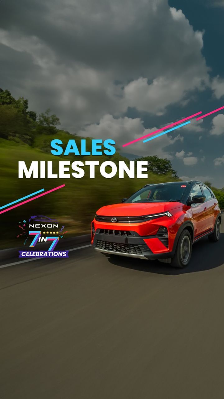 Tata Nexon crossed sales milestone of over 7 lakh sales since its launch in 2017