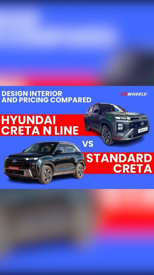 We compare all the major differences between the Hyundai Creta N Line and standard Creta