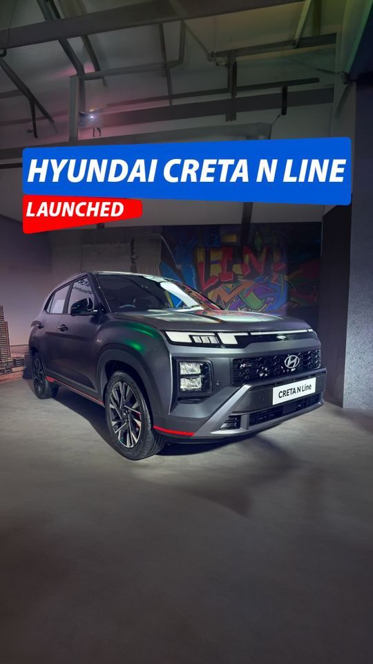 Hyundai Creta N Line launched at Rs 16.82 lakh (ex-showroom)