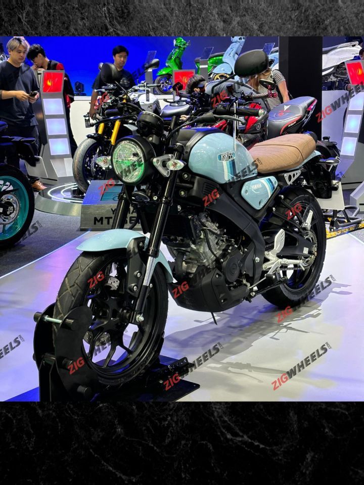 Yamaha showcased the XSR155 at the 2024 Bangkok Motor Show & here are its highlights: