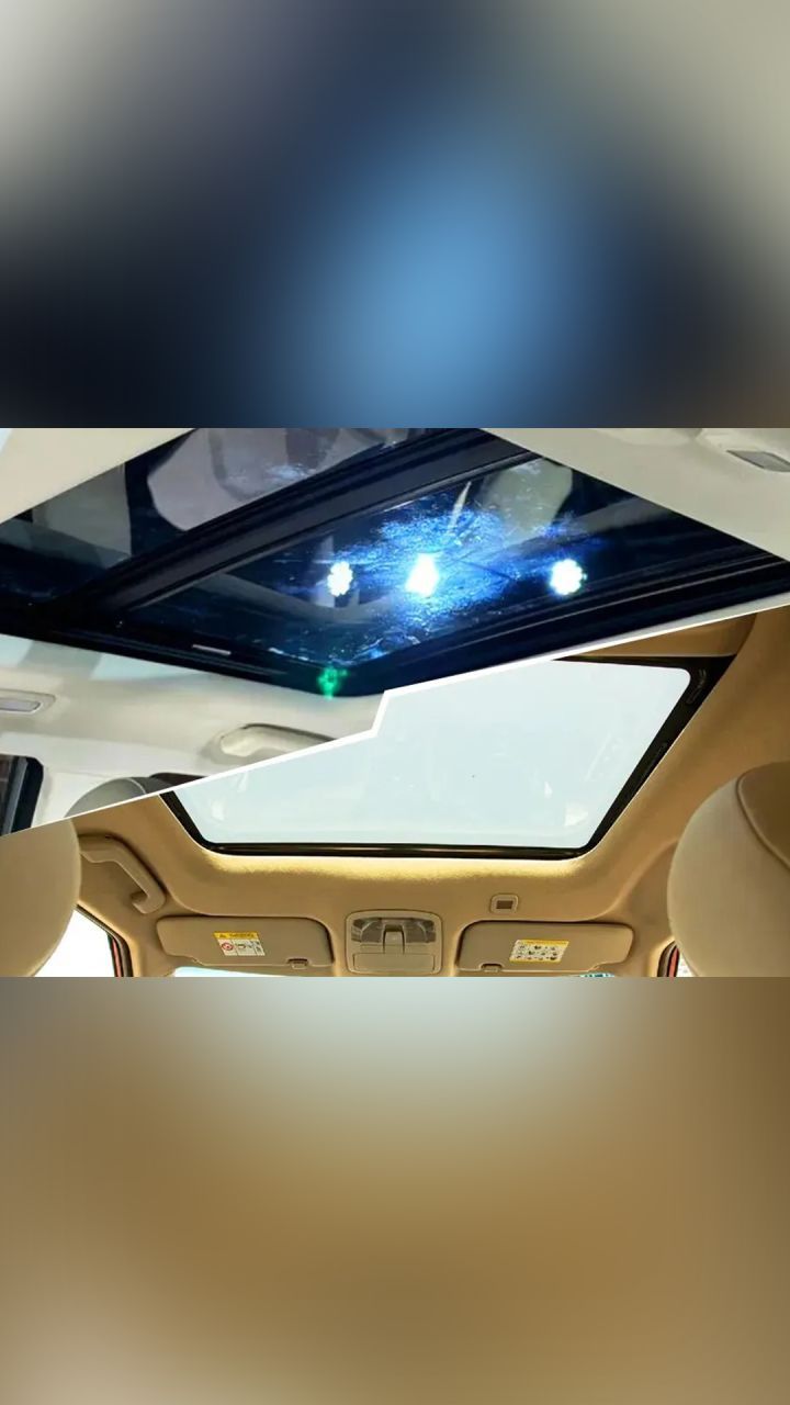 Gets a segment-first panoramic sunroof, while the XUV300 got a single-pane sunroof