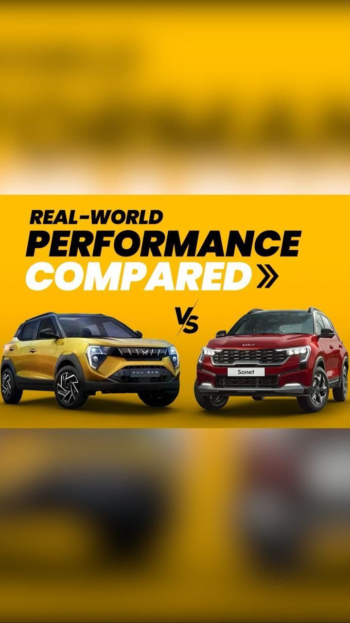 We compare the Mahindra XUV 3XO and Kia Sonet in terms of their real-world performance
