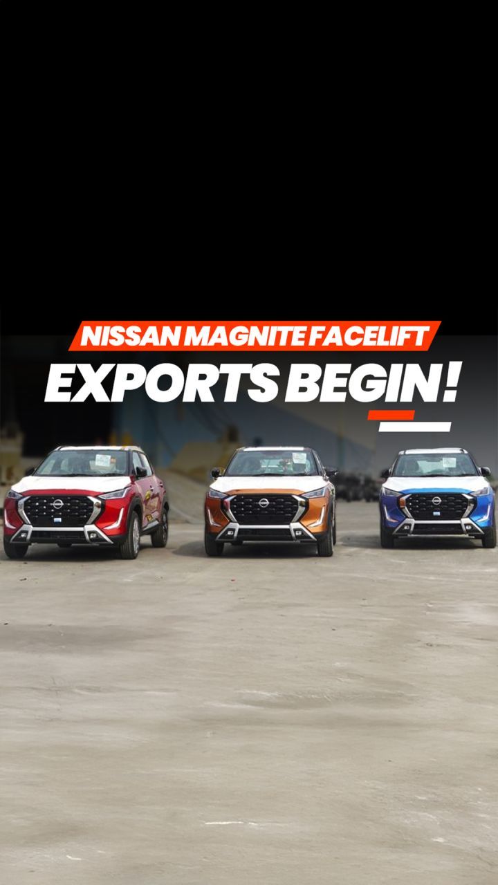 Nissan has opened the export doors for the made-in-India Magnite facelift