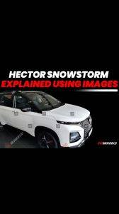 In Pics: Explore The MG Hector Snowstorm Edition In 10 Real-world Images