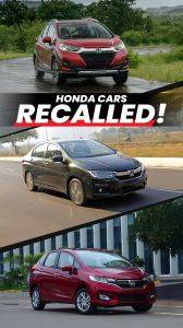 In Pics: Honda Has Recalled Over 90,000 Units Of The City, Amaze, Brio, WR-V, BR-V And Jazz