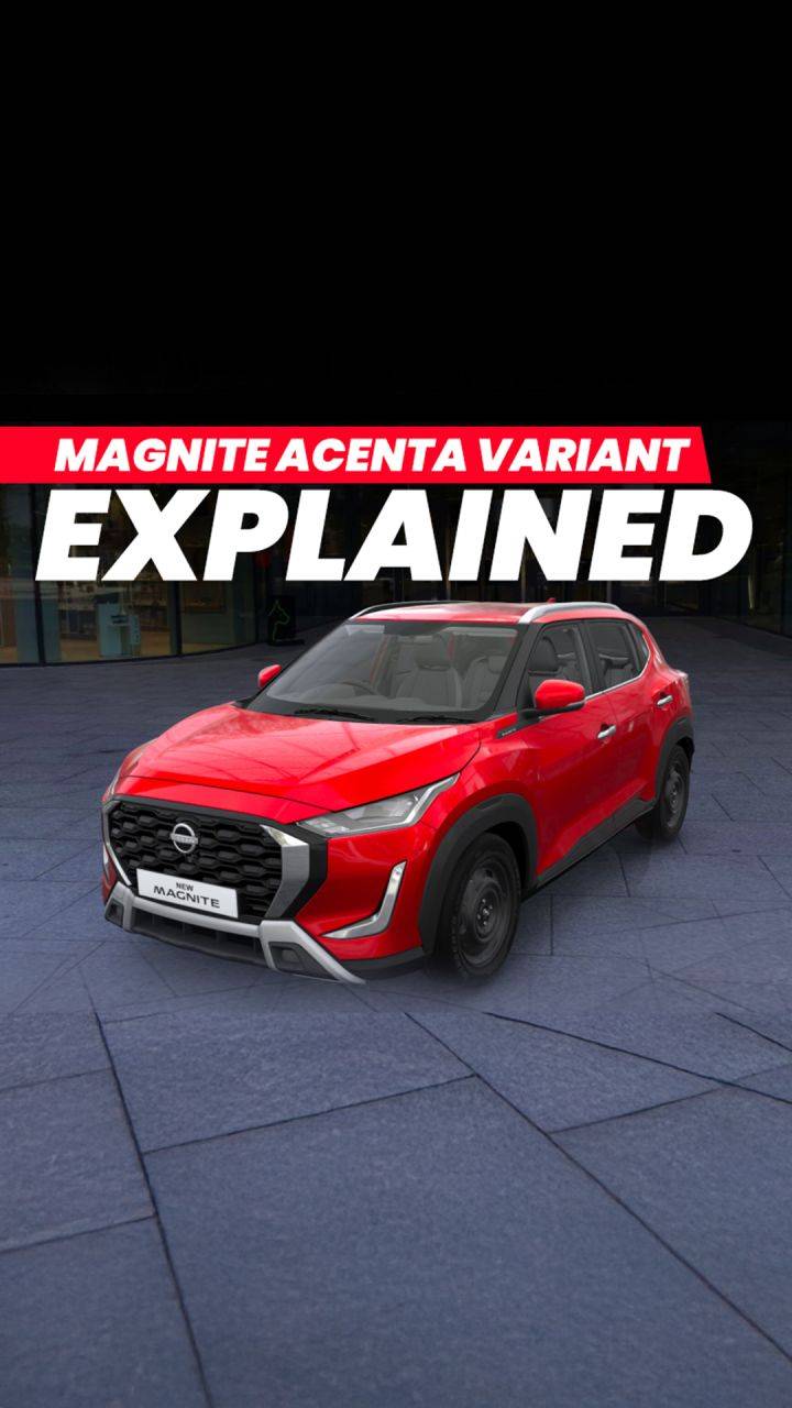 The 2024 Nissan Magnite’s Acenta variant is priced from Rs 7.14 lakh to Rs 9.79 lakh