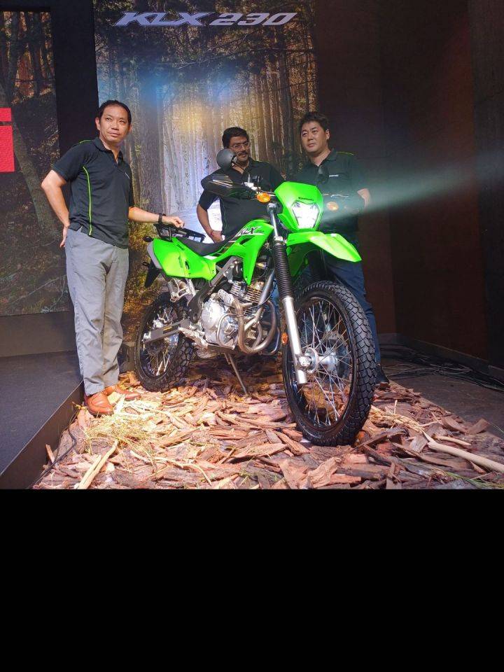 Kawasaki India has unveiled the KLX230 a road legal dual sport motorcycle in India