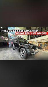 Check Out The Mahindra Thar Roxx AX5L Variant In 10 Real-life Images