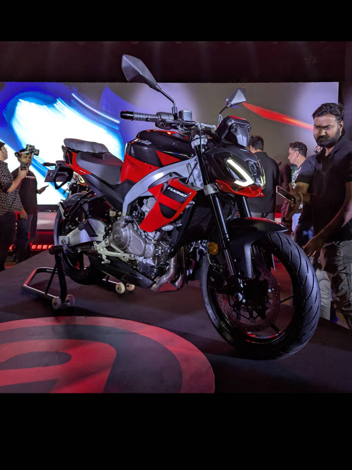 Aprilia has launched the Tuono 457 in India for Rs 3.95 lakh (ex-showroom Delhi)