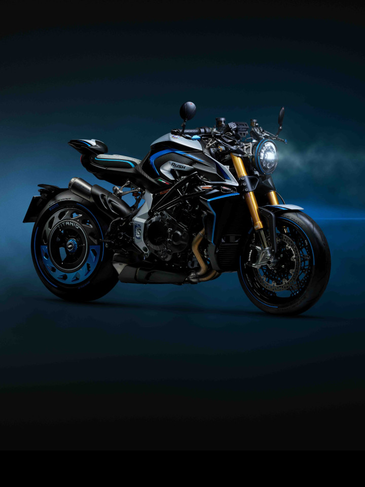 MV Agusta expanded its hyper-naked Rush lineup with the ultra-exclusive Rush Titanio
