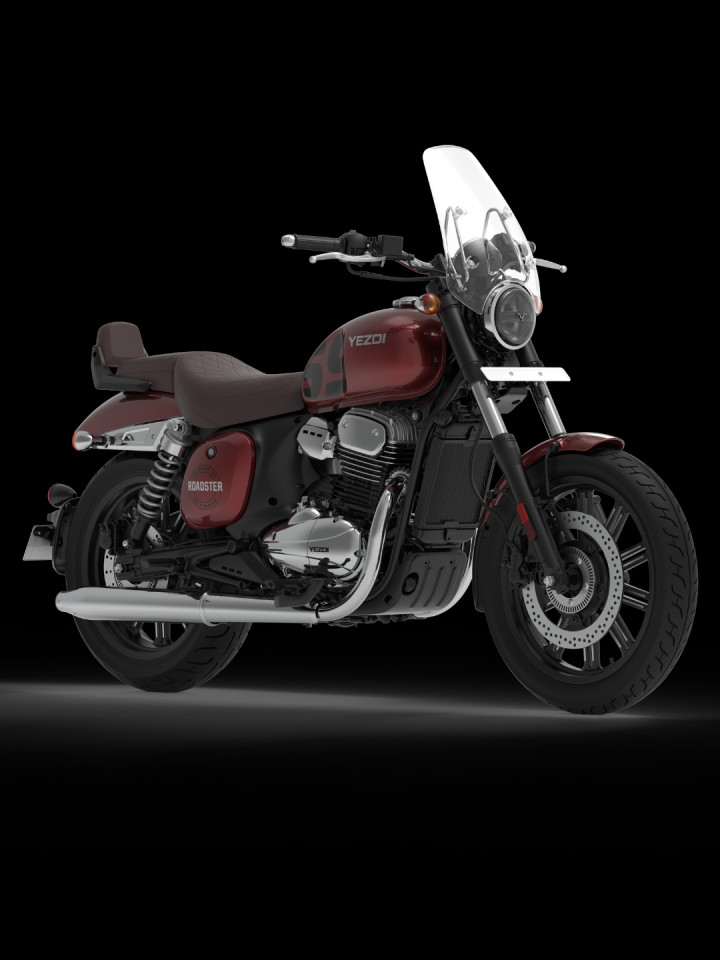 Yezdi Roadster Red Wolf In Images