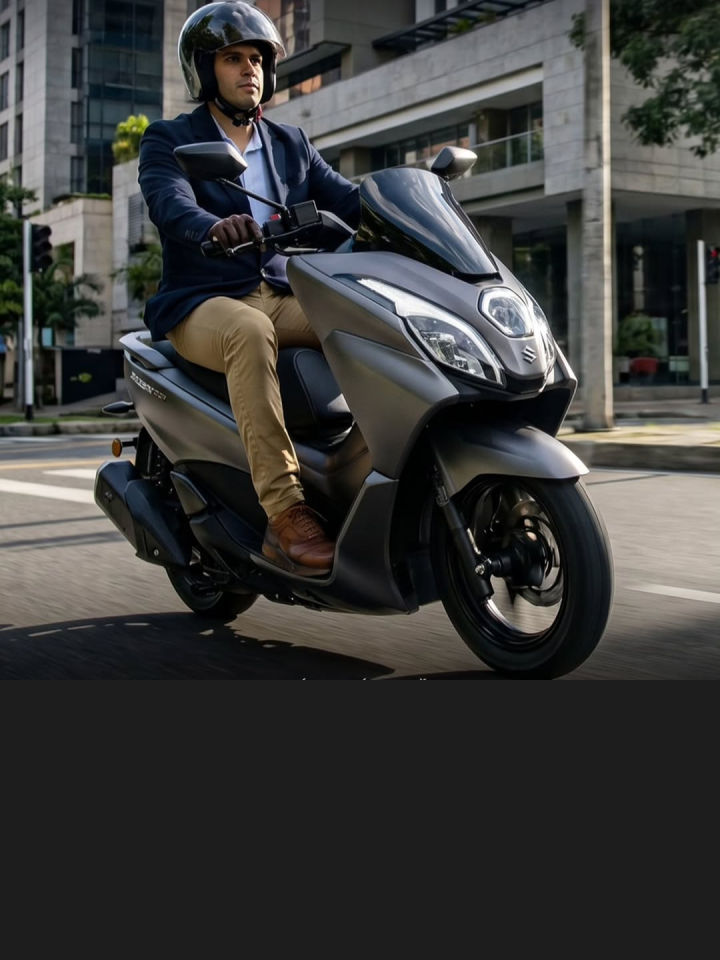 Suzuki unveiled the Burgman 15 in Colombia - a proper maxi-styled scooter.